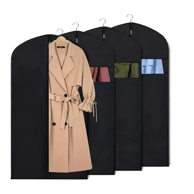 Dustproof Cloth Cover Bags Clothes Hanging Garment Dress Suit Coat