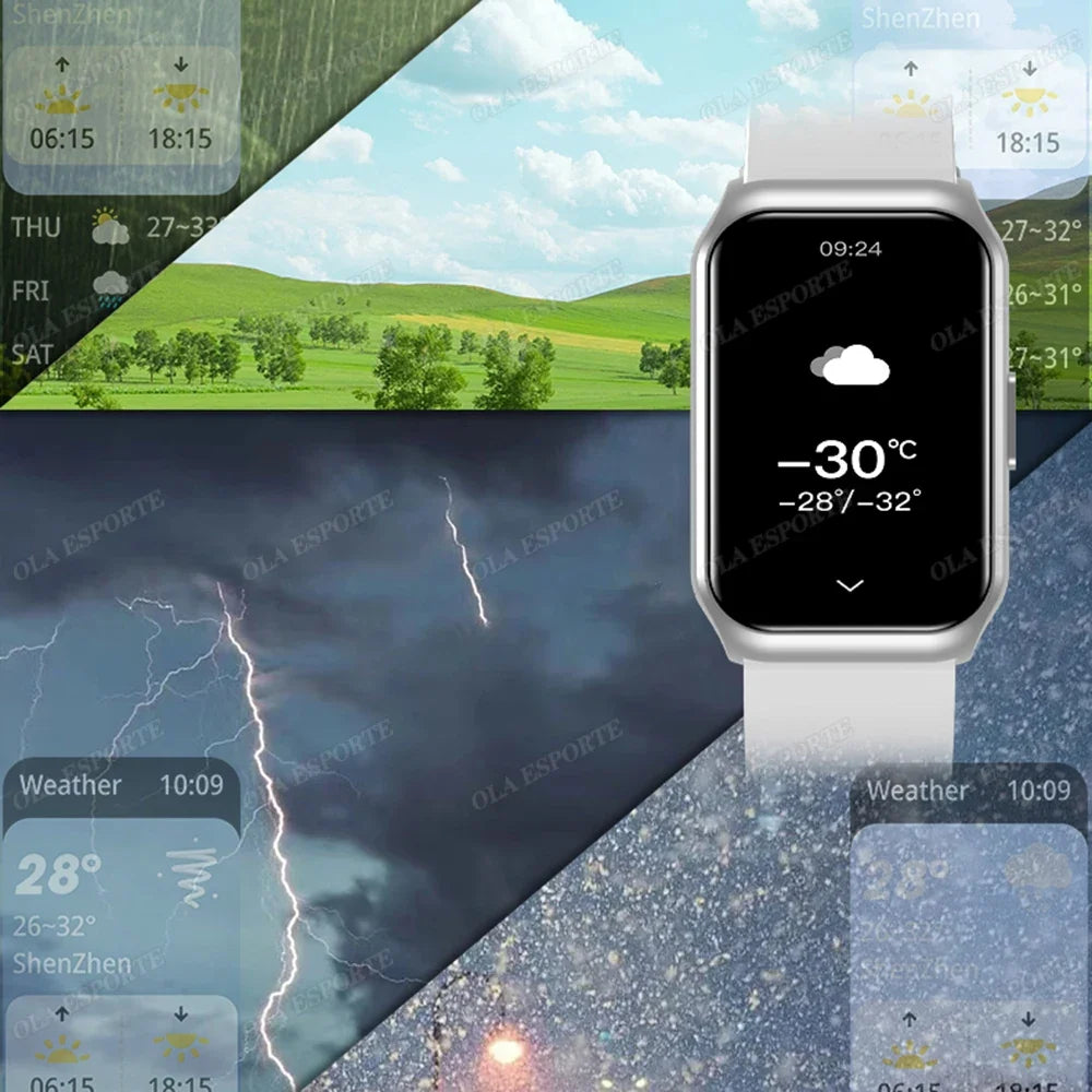 Smart Watch Bluetooth Calling Heart Rate&sleep Monitoring Flashlight