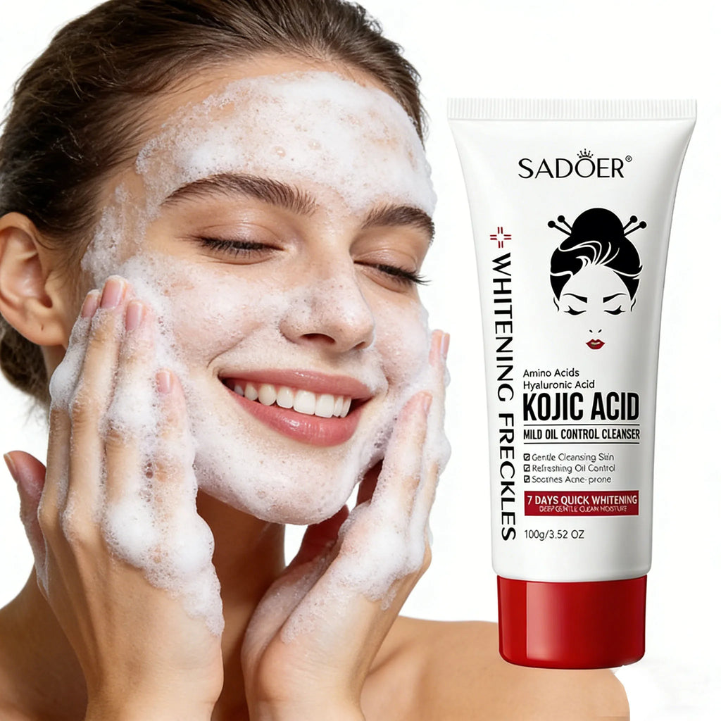 SADOER Kojic Acid Facial Cleanser – Oil Control & Brightening