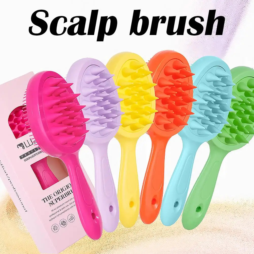 Double-Sided Scalp Massager & Detangling Hair Brush