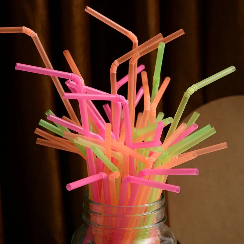 100pcs Wide Boba Straws – Milkshake, Smoothie & Bubble Tea