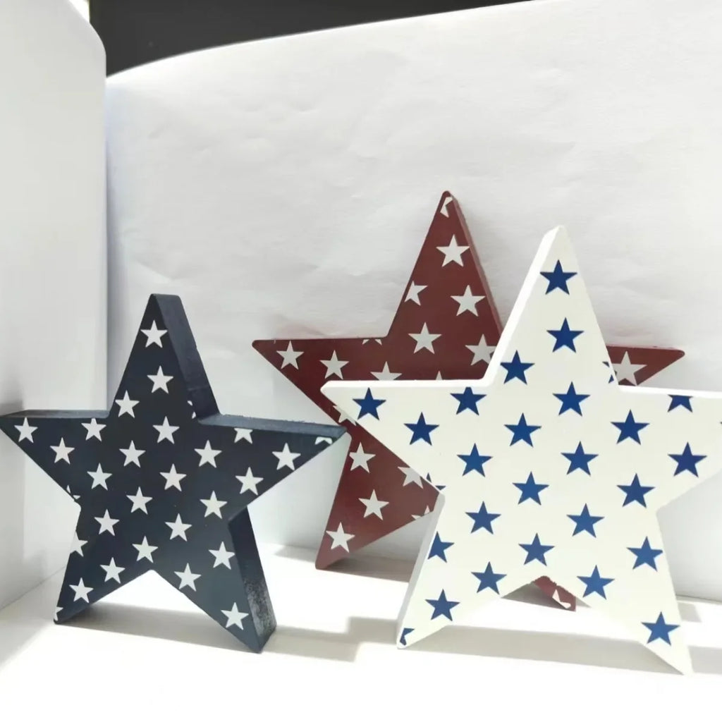 Independence Day Wooden Crafts National Creative Home Tabletop