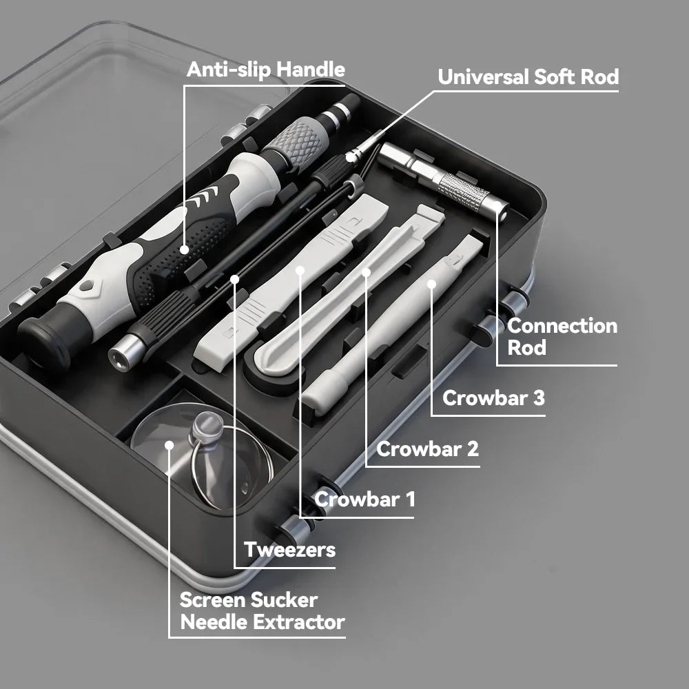 115-in-1 Precision Magnetic Screwdriver Set | Repair Kit