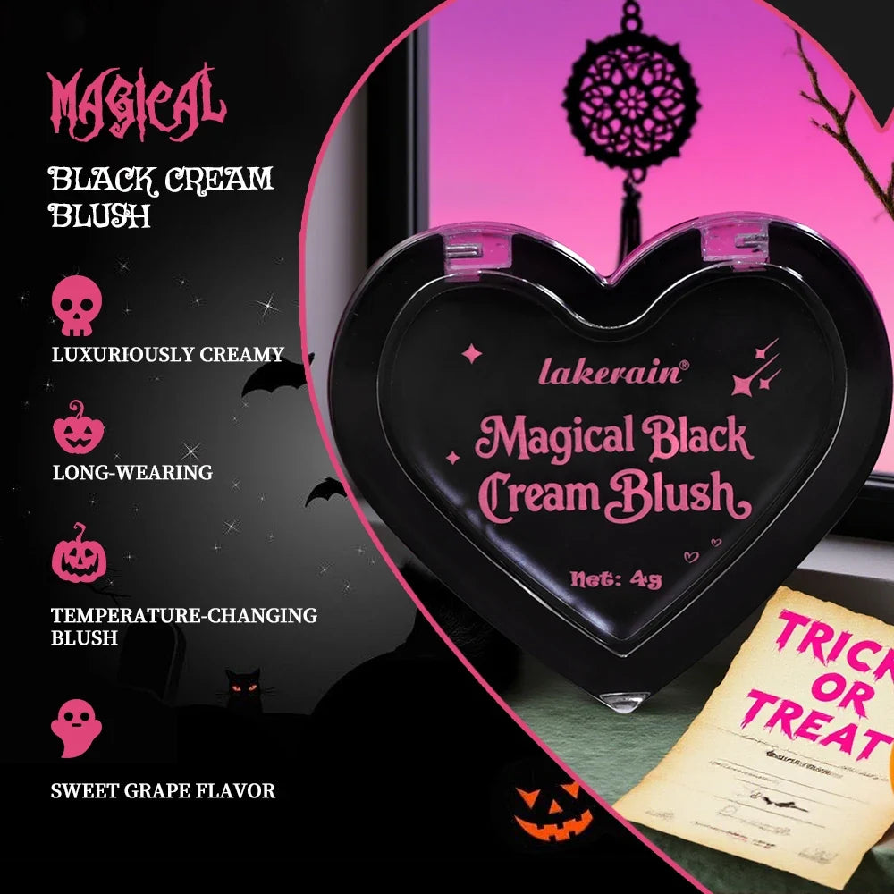Magic Black Cream Blush – PH Color Changing Cheeks & Lips