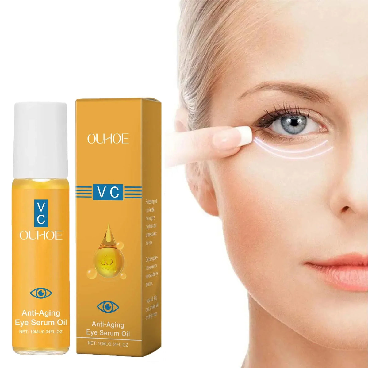 Anti-Aging Eye Serum Oil – Vitamin C & E, Dark Circles