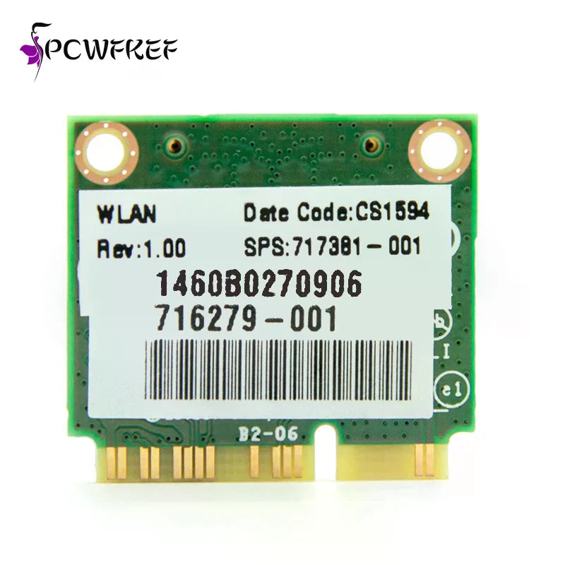 Mini PCIe AC 7260HMW Dual-Band Wi-Fi & Bluetooth 4.0 Card