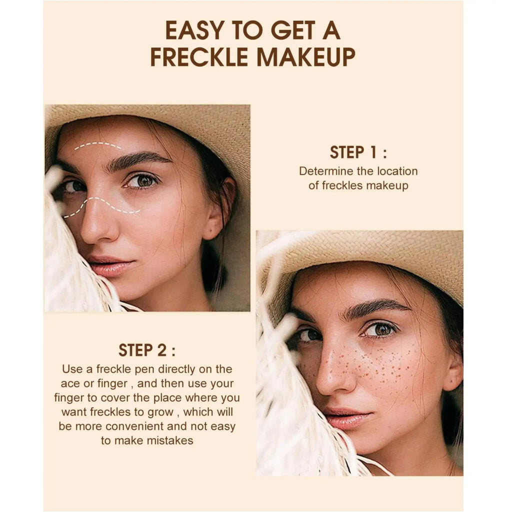 Handaiyan Fake Freckle Pen Set 4PCS – Waterproof Sun-Kissed