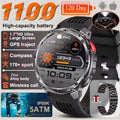 2026 1100mAh Smart Watch GPS Path 5ATM Waterproof Sports Run Hiking