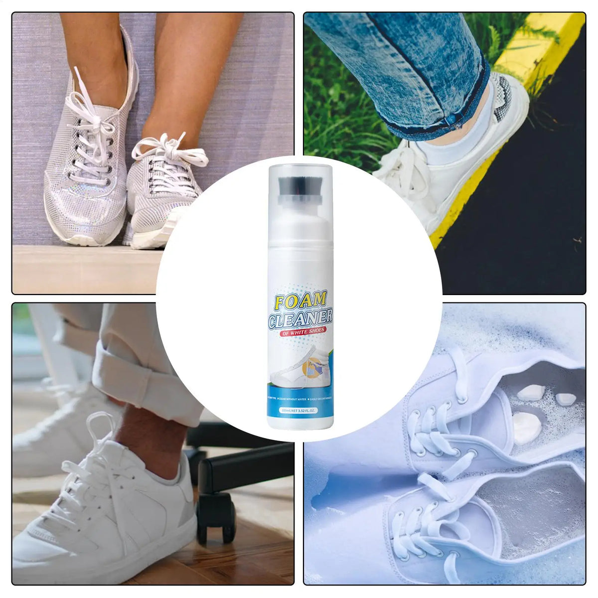 Sneaker Foam Cleaner Spray 100ml | White Shoes & Canvas Boots