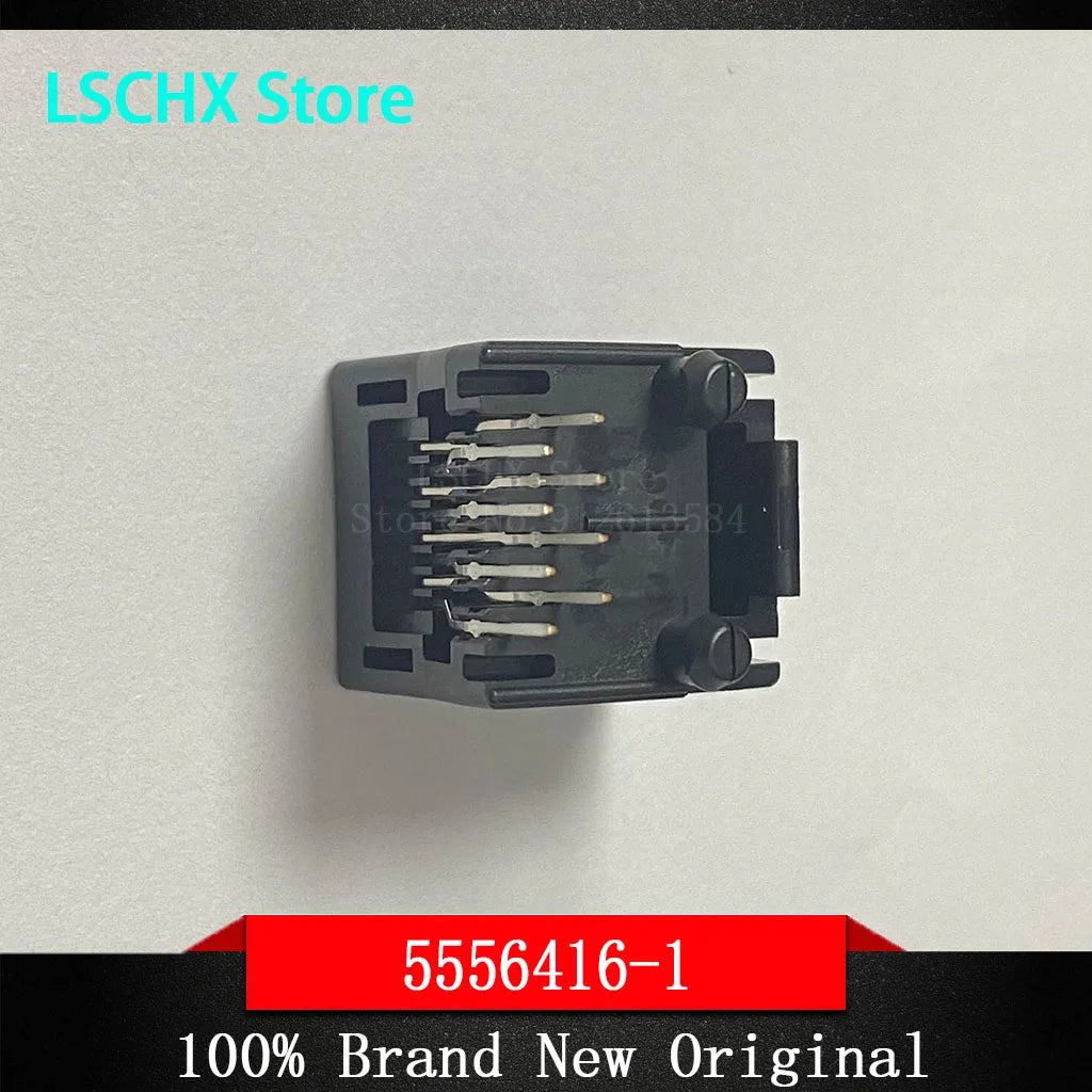 10-Pack RJ45 8P 180° Unshielded Ethernet Connectors | 5556416-1