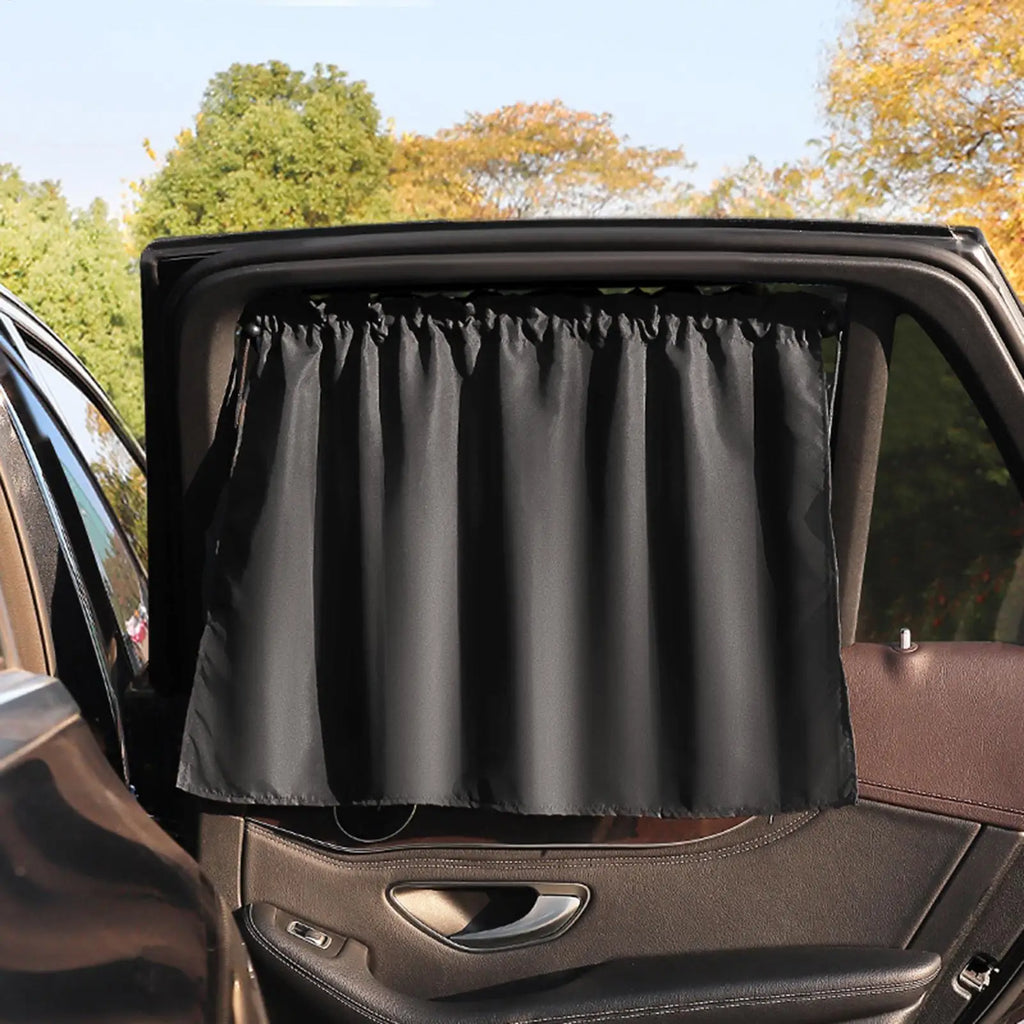 Car Window Privacy Curtain – UV Block Suction Cup Sun Shade
