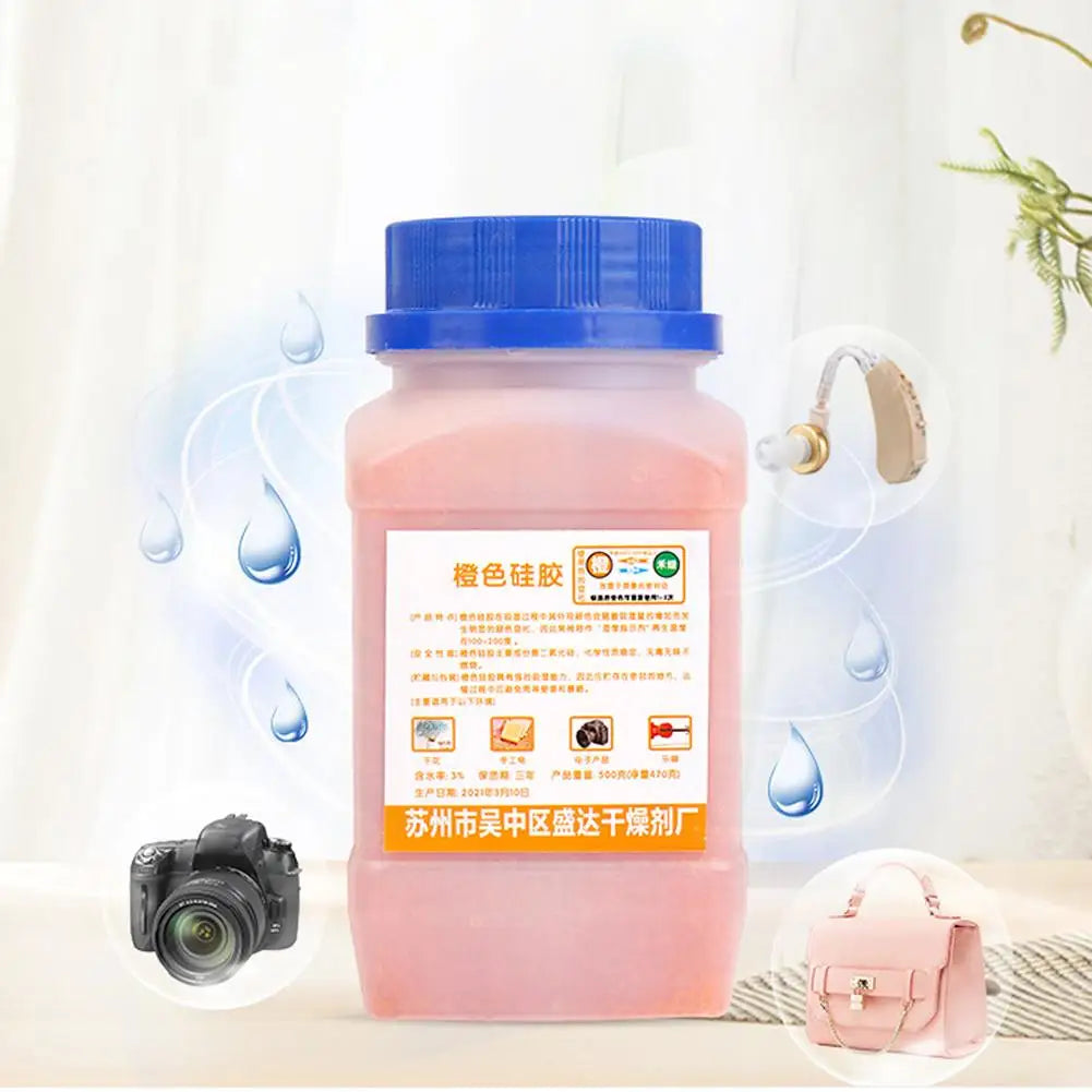 Reusable Color-Changing Silica Gel Desiccant | Moisture Absorber