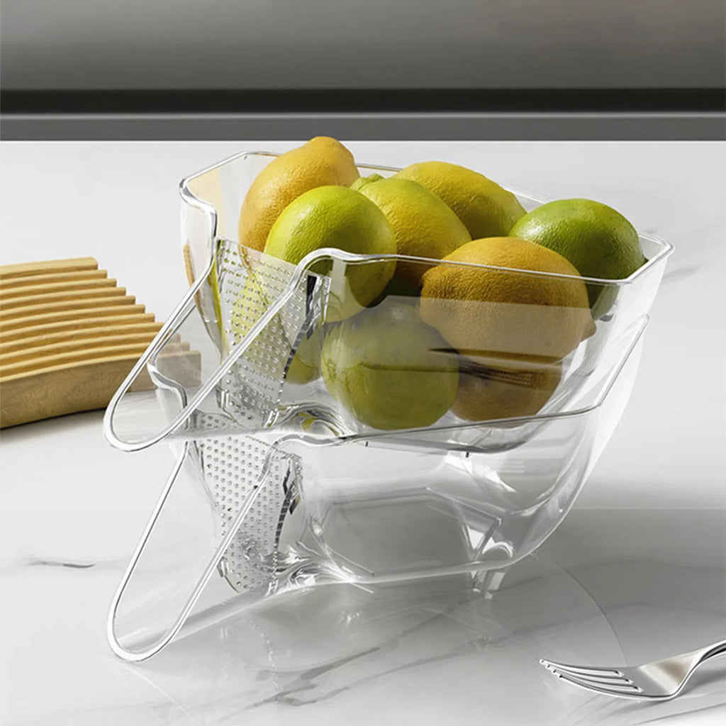 Kitchen Sink Strainer Basket Drainer Bowl with Handle