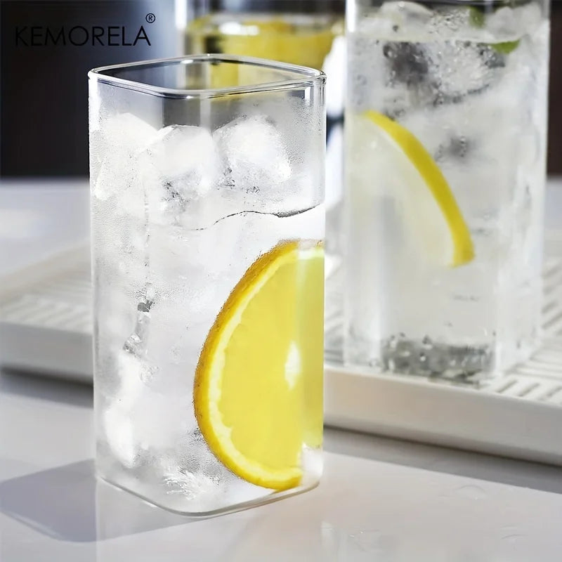 KEMORELA 4-Pack Highball Glasses 443/560ml – Clear Tall Cups