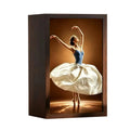 Ballerina Wooden Tissue Box Cover | Ballet Dancer Napkin Holder