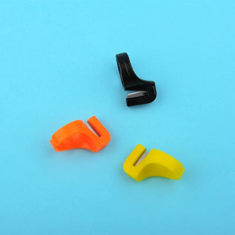 Plastic Thimble Finger Ring Thread Cutter | Sewing Tool