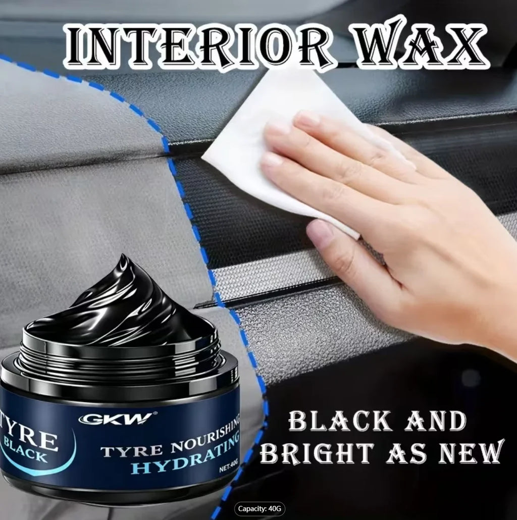 Car Plastic Restoration Wax – Nano Coating, Shine & Tire Care