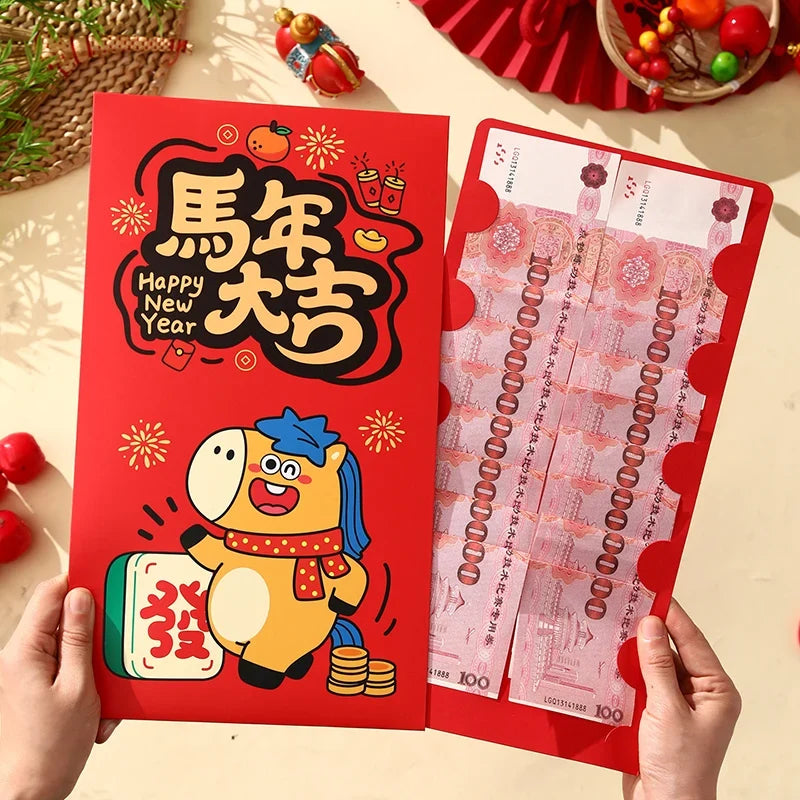 Creative Suprise Big Hongbag Year Red Envelope Birthday Pouch Chinese