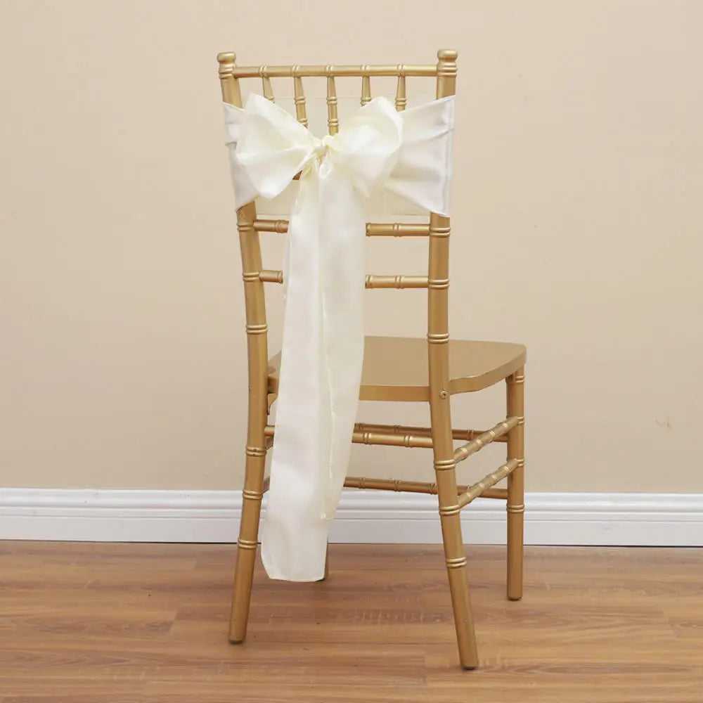 Wedding Decoration Spandex Chair Sashes Ready Made Bow Tie No Need