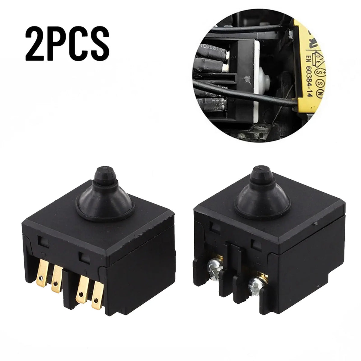 Angle Grinder Switch 2 5X2 Push Button-switch Polisher Accessory