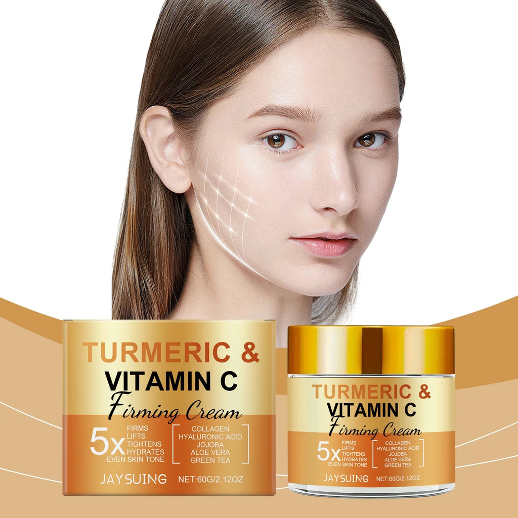Jaysuing Turmeric Vitamin C Face Cream | Brighten & Anti-Age