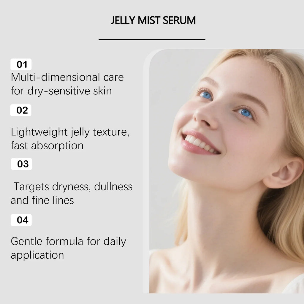 Hyaluronic Acid Collagen Jelly Mist Serum – Hydrate & Brighten
