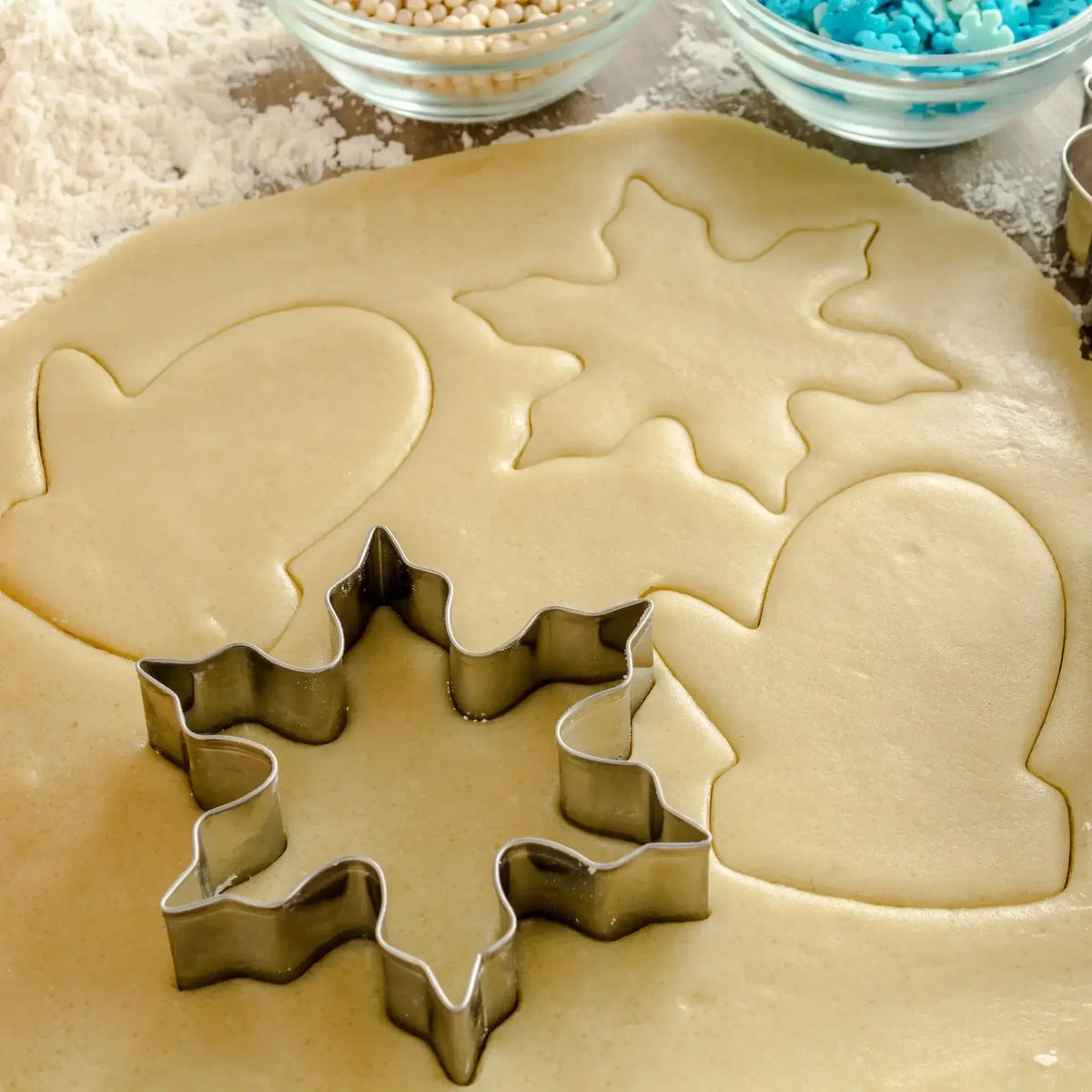 Christmas Cookie Cutter Gingerbread Man Xmas Tree Biscuit Mold Stamp