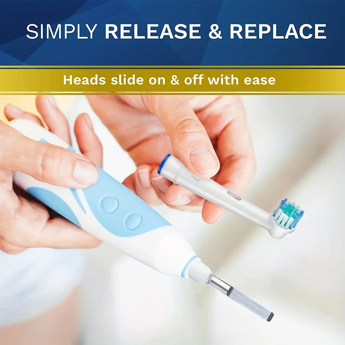 Oral-B Compatible Replacement Toothbrush Heads 4 Pack – Universal Fit