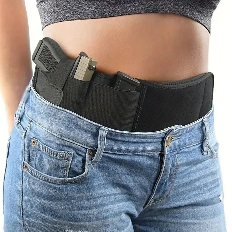 2026 Tactical Waist Band Belt Outdoor Hunting Fitness Gun Holster