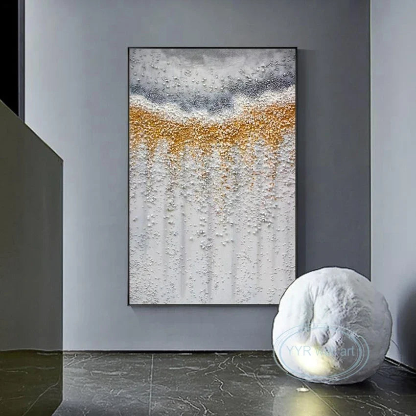 Abstract Acrylic Canvas Wall Art | 100% Handmade Unframed Painting