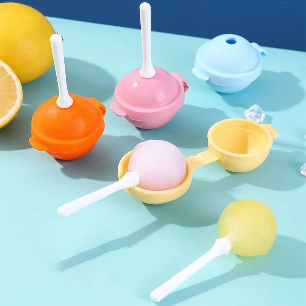 Silicone Lollipop Molds Set of 4 – Non-Stick Reusable Candy Molds