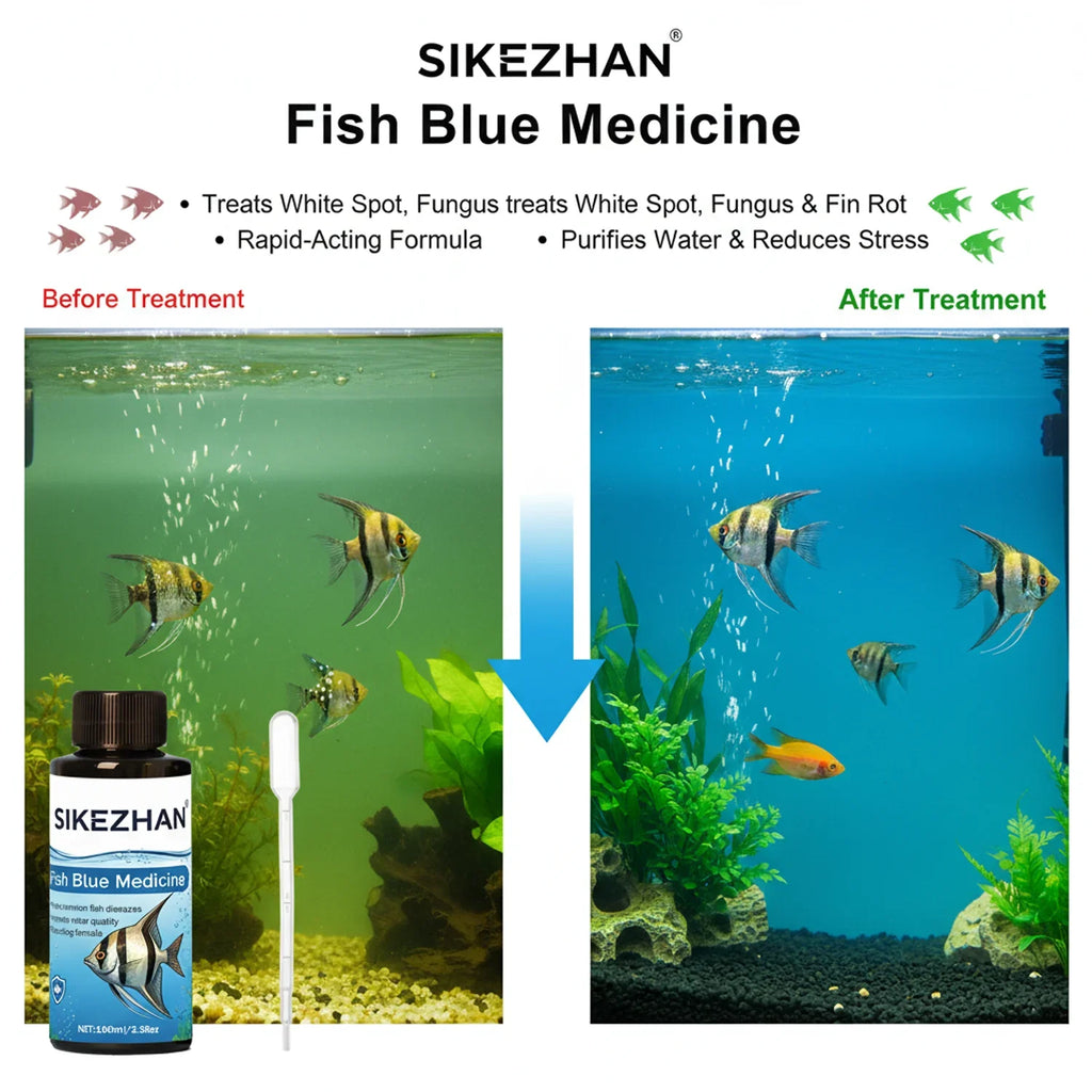 Methylene Blue Aquarium Treatment – Anti-Ich, Fungal & Bacterial