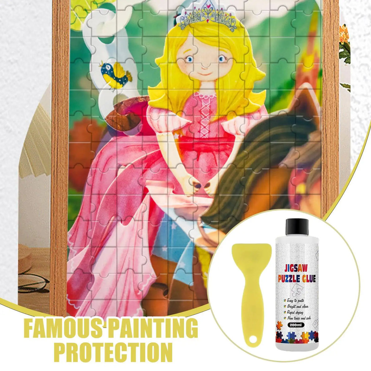 200ml Diamond Painting Sealer Glue | Gloss Finish Quick Dry
