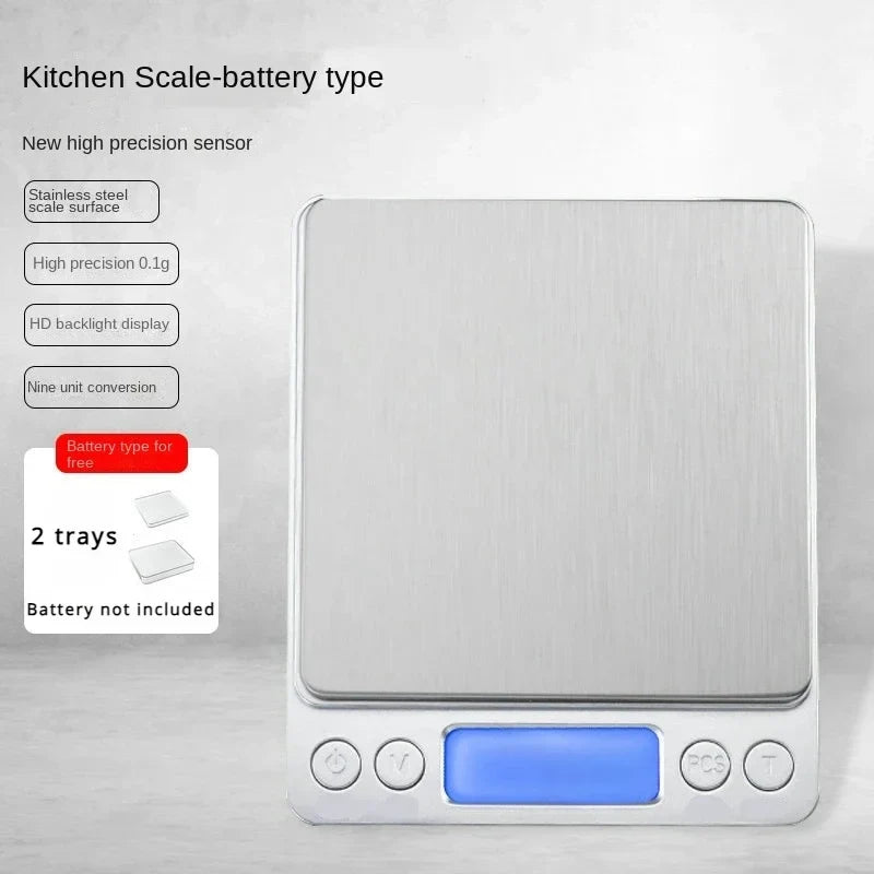 Digital Precision Scale 3000g/0.1g – Kitchen & Jewelry Scale