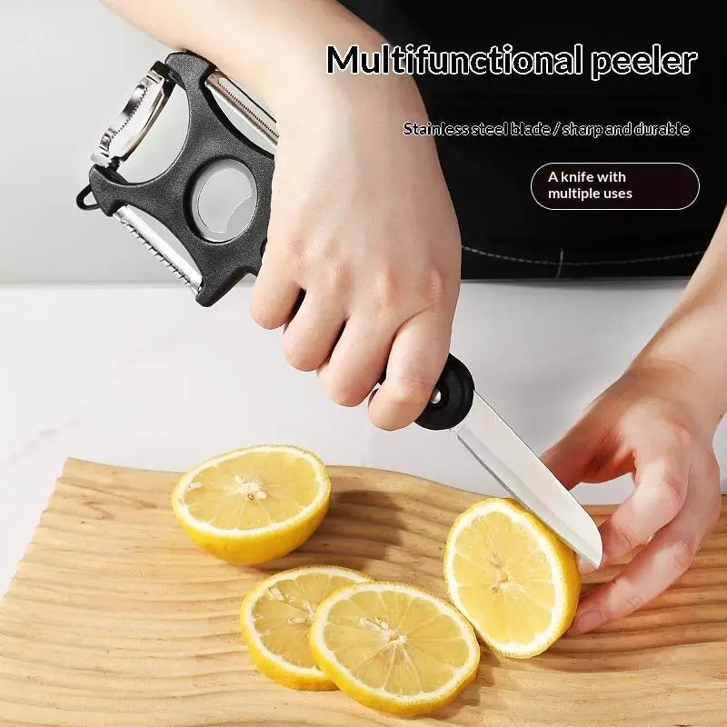 1 Creative Stainless Steel Fruit Peeler Handheld Vegetable Peeling