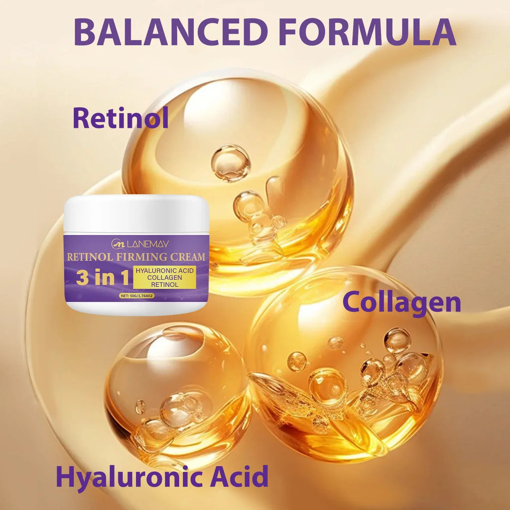 Retinol Firming Cream 3-in-1 Hyaluronic Acid & Collagen 50g