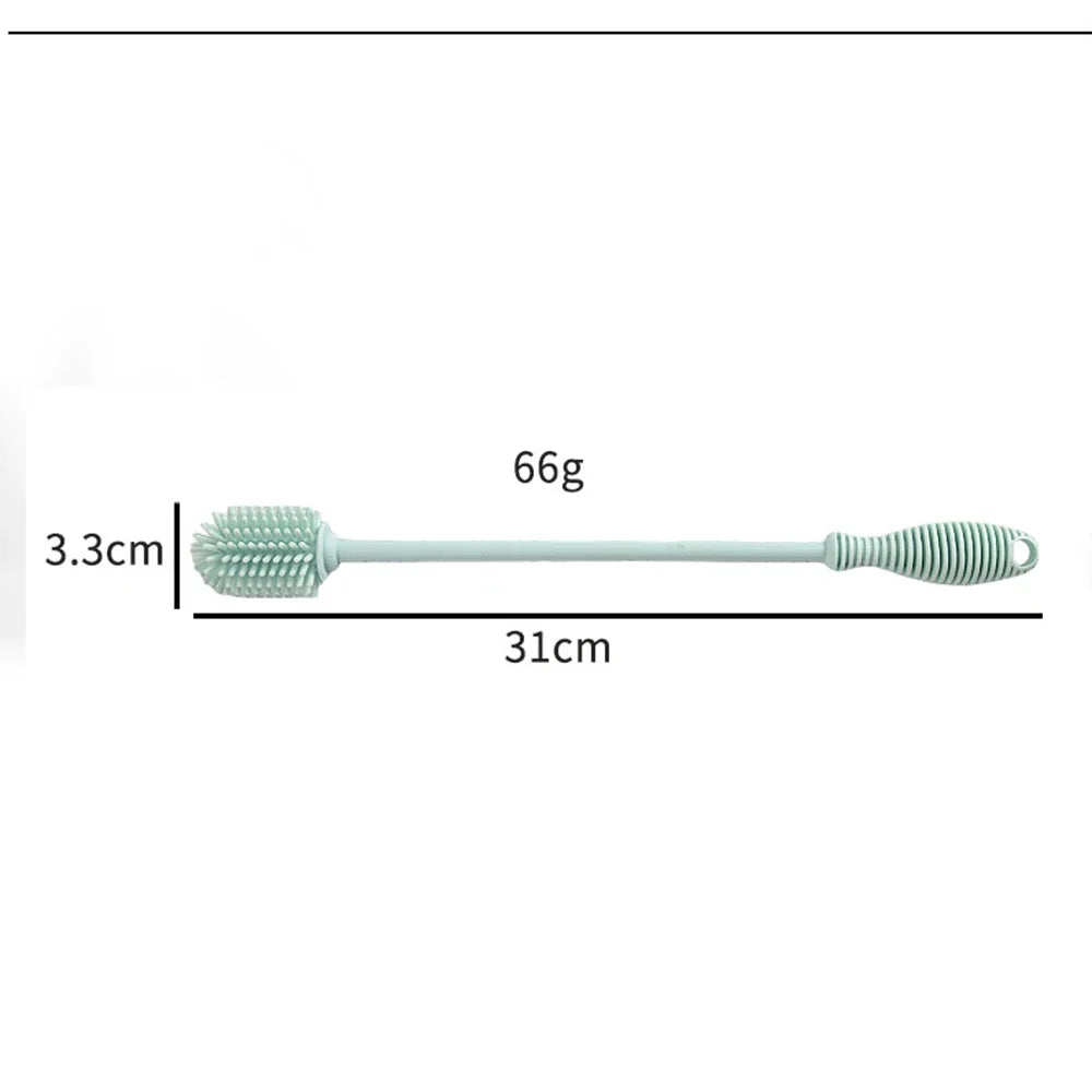 Silicone Baby Bottle Brush Set – Long Handle, BPA-Free