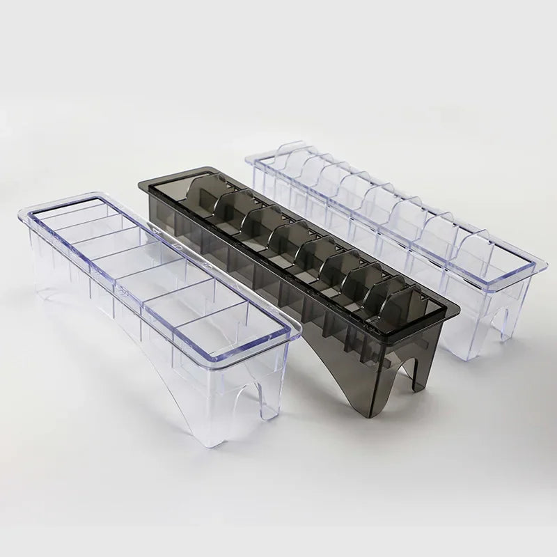 10-Slot Hair Clipper Guard Comb Organizer Storage Stand