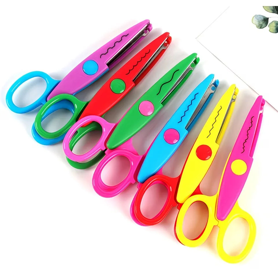 DIY Decorative Lace Scissors – Safe Art Craft Scissors for Kids