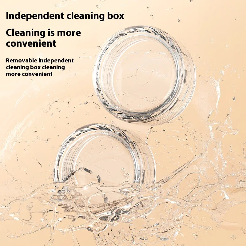 Portable Auto Fold Ultrasonic Lens Cleaner Daily Care Sanitation