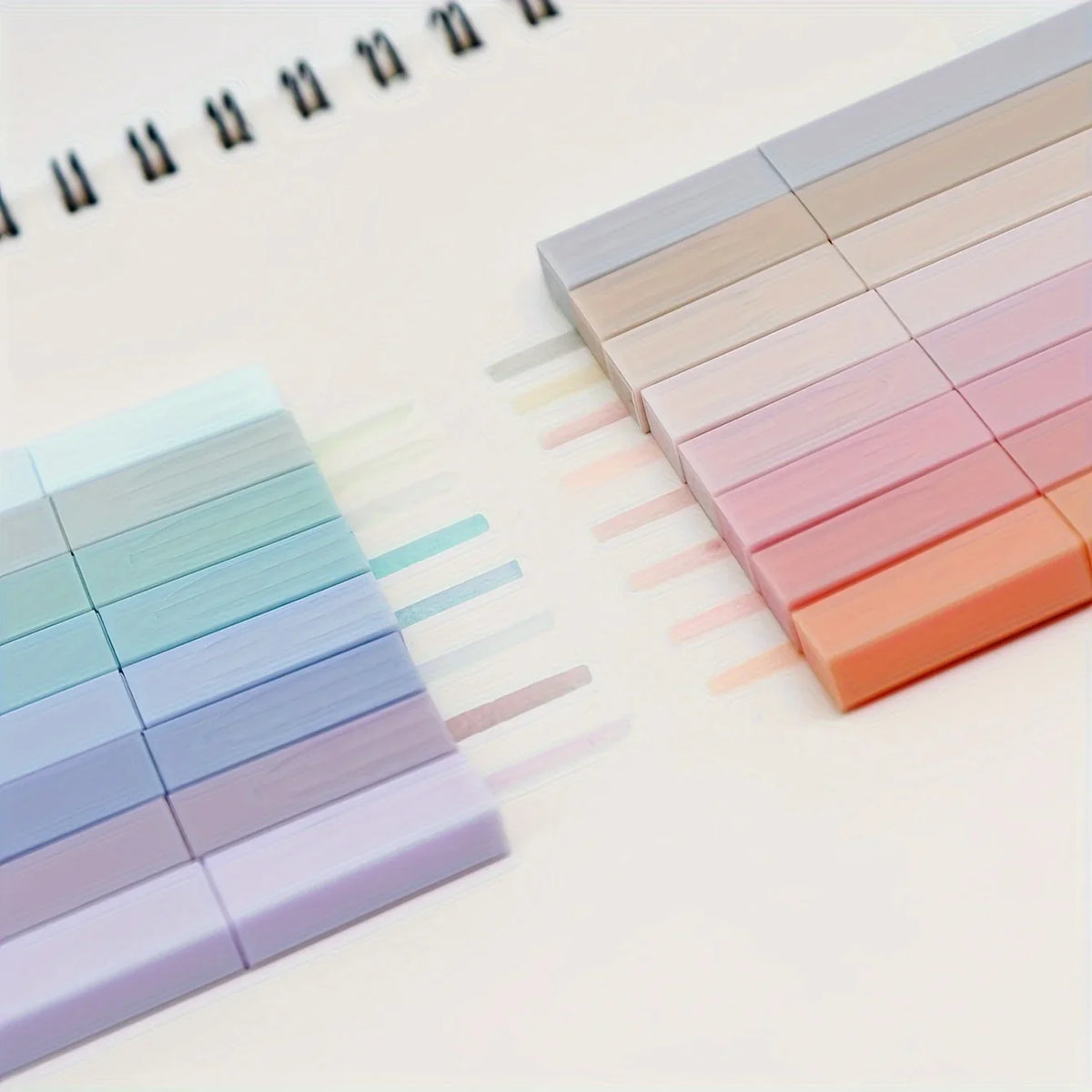 Square Highlighter Markers Painting Tools Journaling School Office
