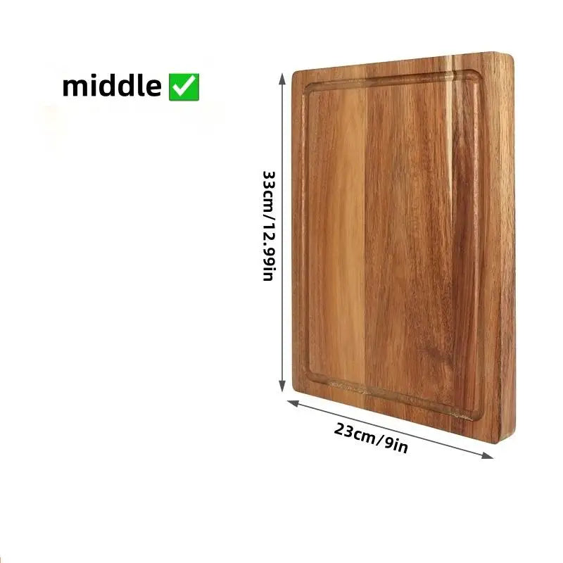 Beech Walnut Wood Cutting Board – Butcher Block Chopping Block