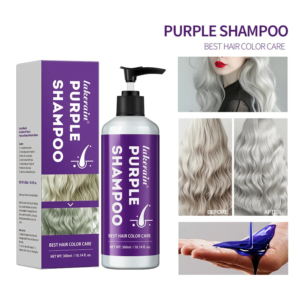 Purple Toning Shampoo for Blonde & Gray Hair – 300ml