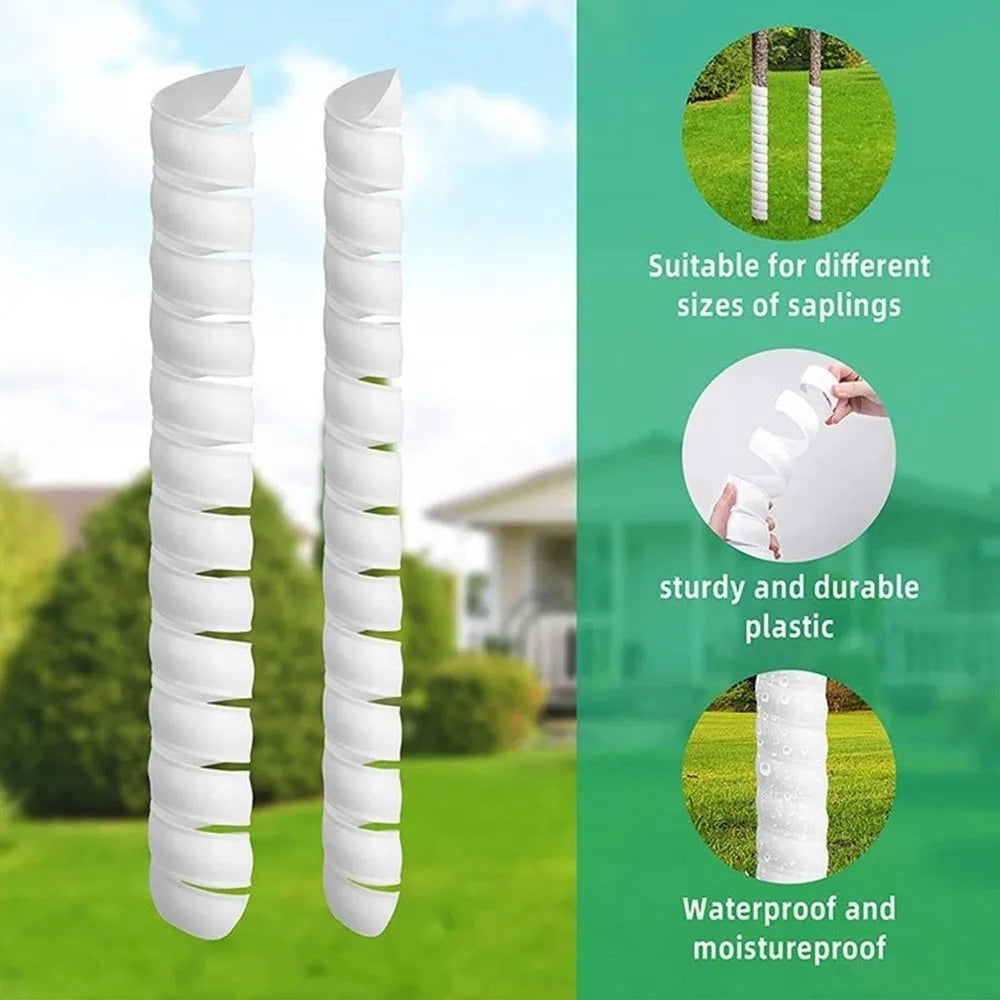 Spiral Tree Bark Protector Guard 40cm – 4-Pack Flexible Wrap