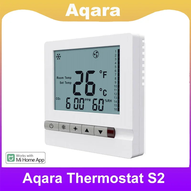 Aqara S2 Thermostat Central Air Conditioning Controller Floor Heating