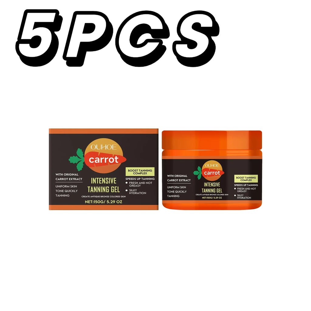 Carrot Tanning Gel – Bronze Glow Self Tanner & Sunbed Cream