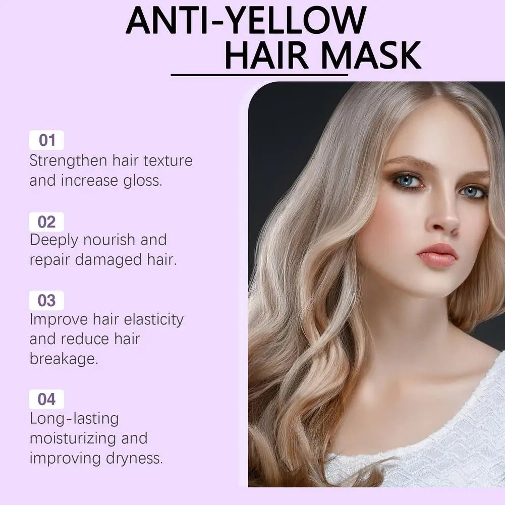 Purple Hair Mask – Toning Deep Conditioner for Blonde & Gray Hair