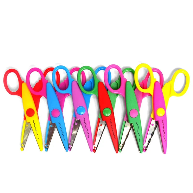 6-Piece Decorative Edge Scissors Set – DIY Craft & Card Making