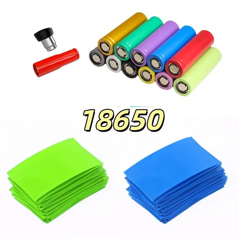 2 Colors Self-adhesive Insulator Flat PVC Heat Shrink Tubing Battery