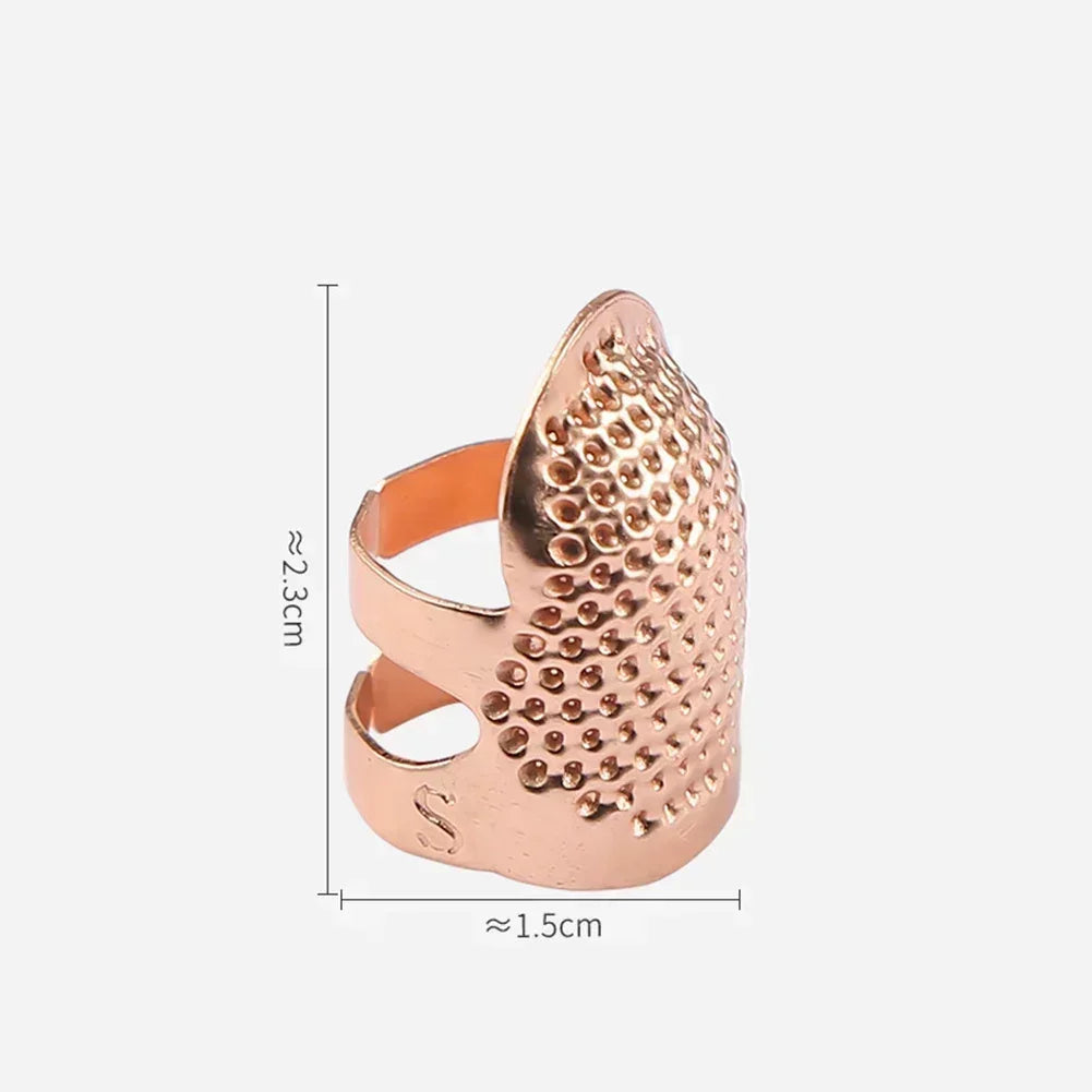 Finger Protector Vintage Gold Needle Thimble Metal Sewing Accessories
